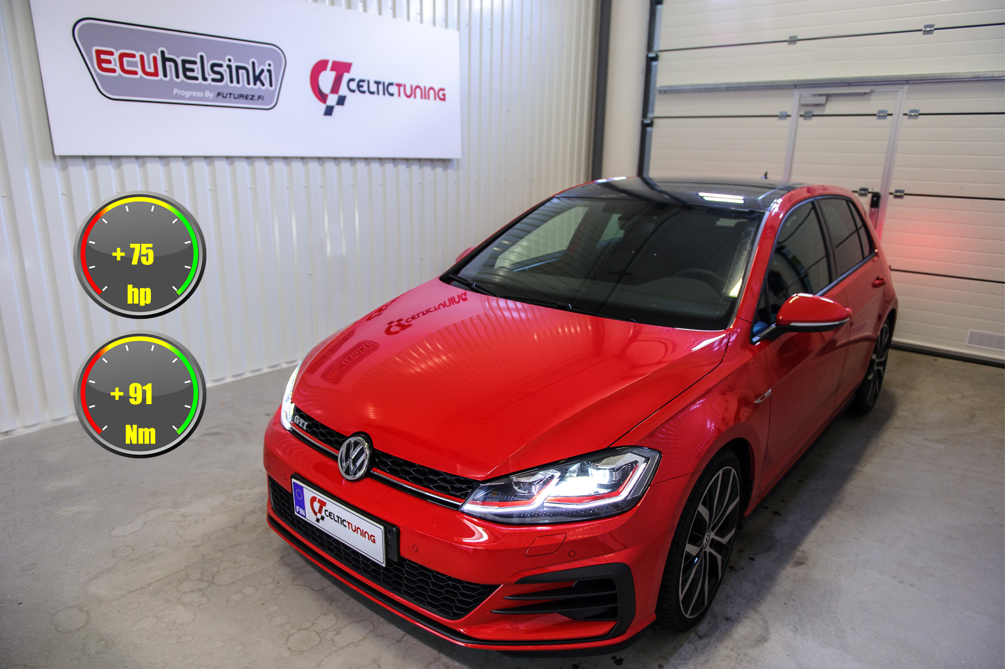 VW golf GTI optimointi celtic