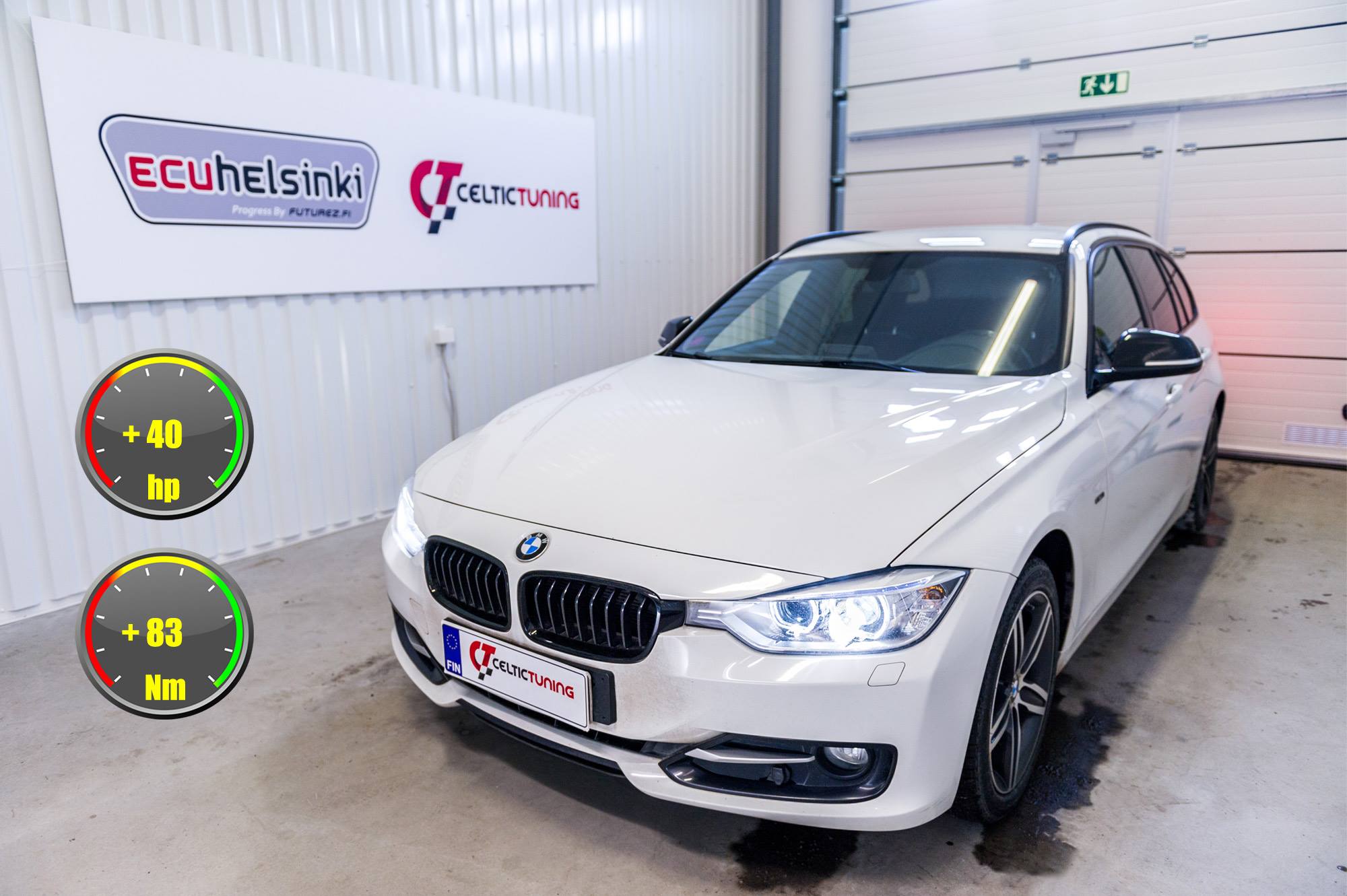 BMW 318D optimointi celtic tuning