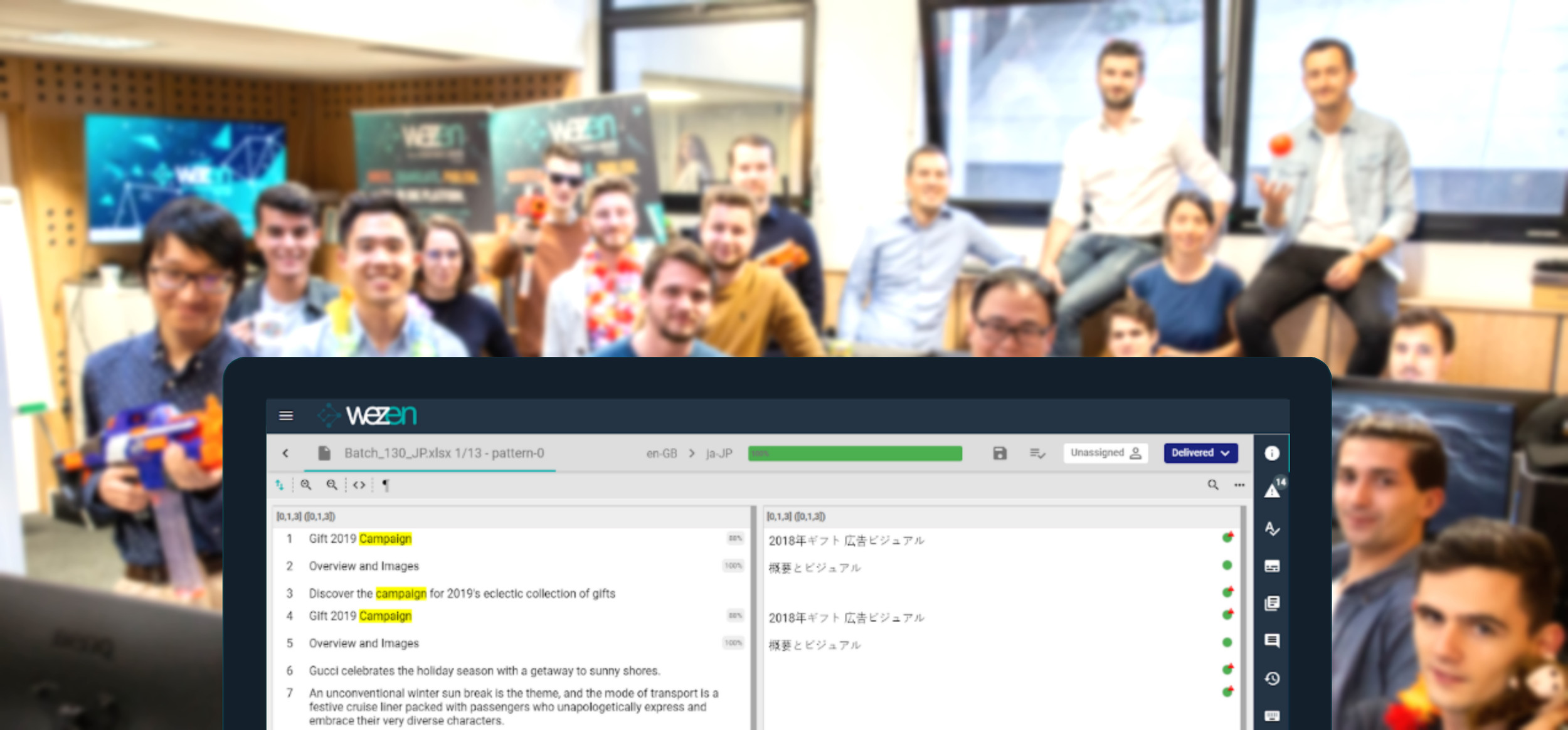 Wezen Multilingual Content Management