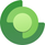 Green circular logo design