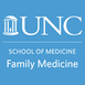 UNC logo, School of Medicine, Family Medicine department.