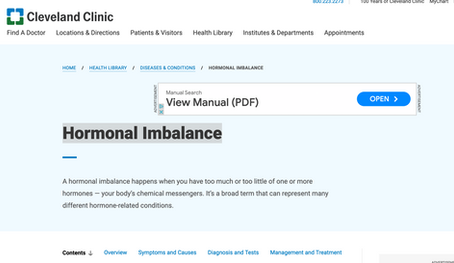 Article: A Study About Hormonal Imbalance
