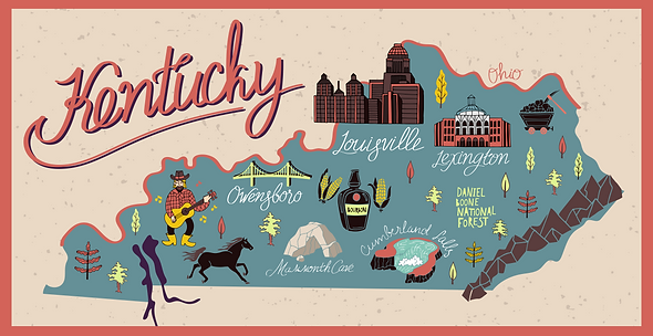 Kentucky map