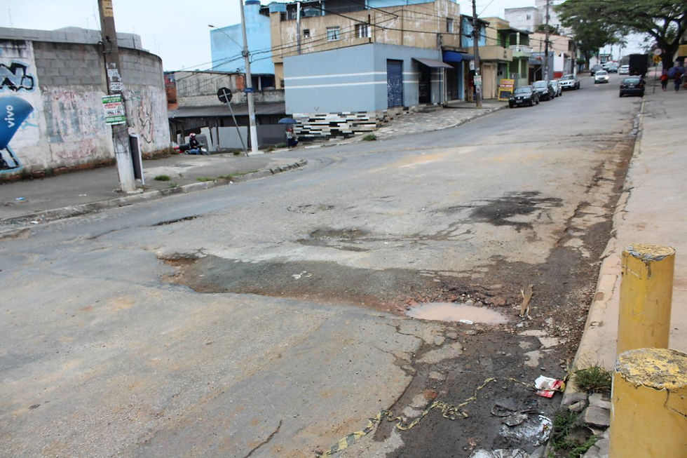 Moradores evitam trecho. Foto: Geovanna Soares