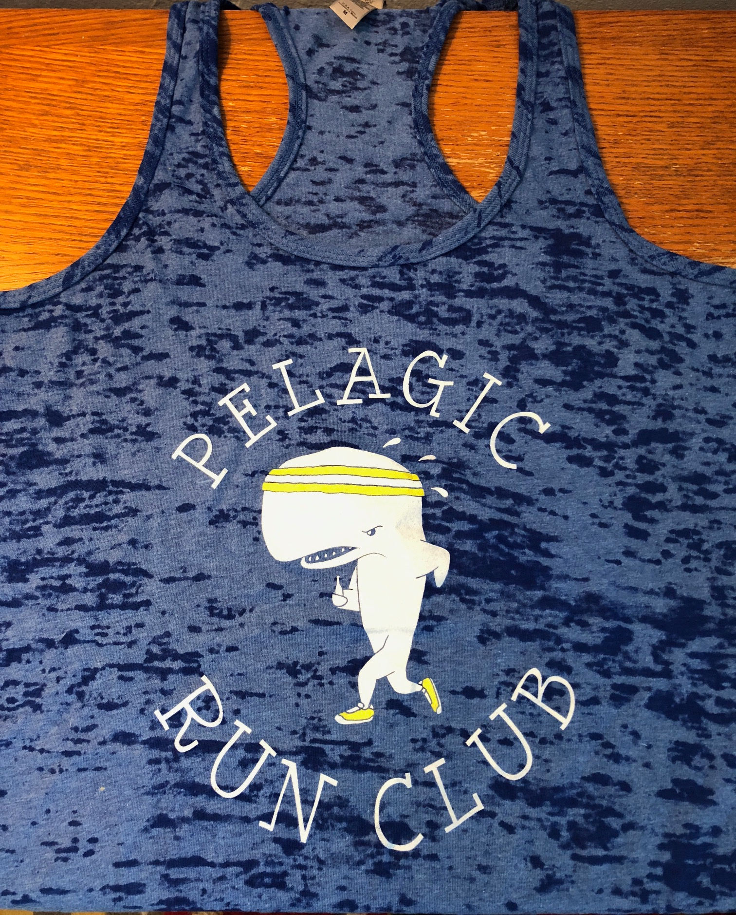 Run Club Burn-out Racerback Tank