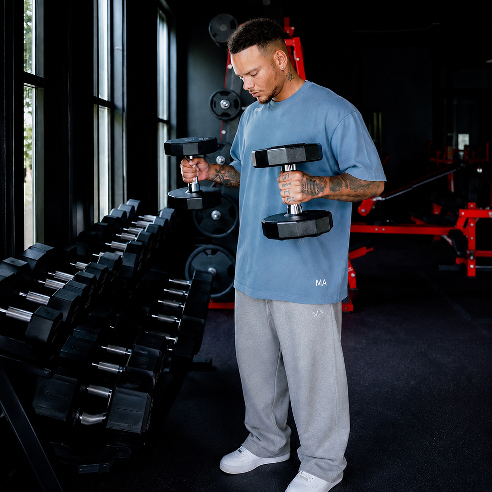 Thumbnail: Base Oversized Tee - Power Blue 