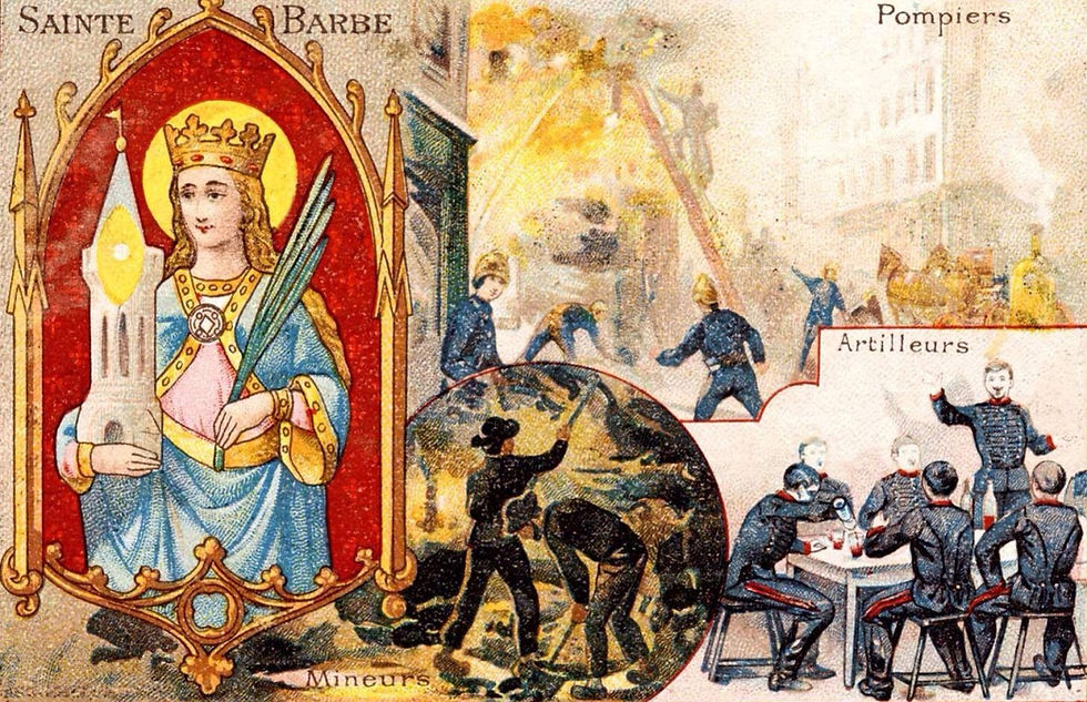 Tunneliers : sous la protection de Sainte-Barbe et le regard bienveillant des marraines