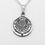Thumbnail: Sterling Silver thistle round pendant