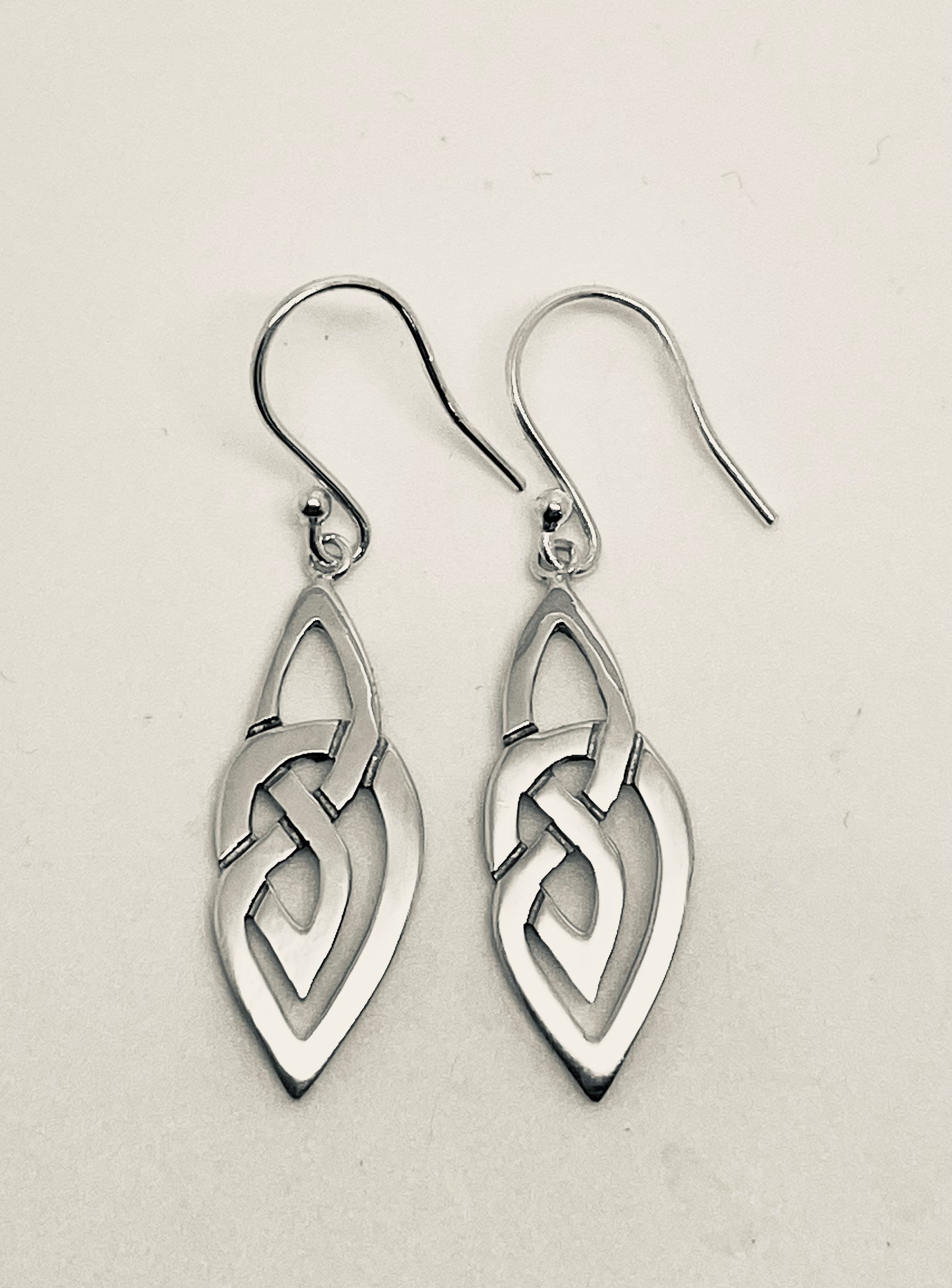 Sterling Silver celtic earrings no5