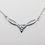 Thumbnail: Silver trinity necklet no12 