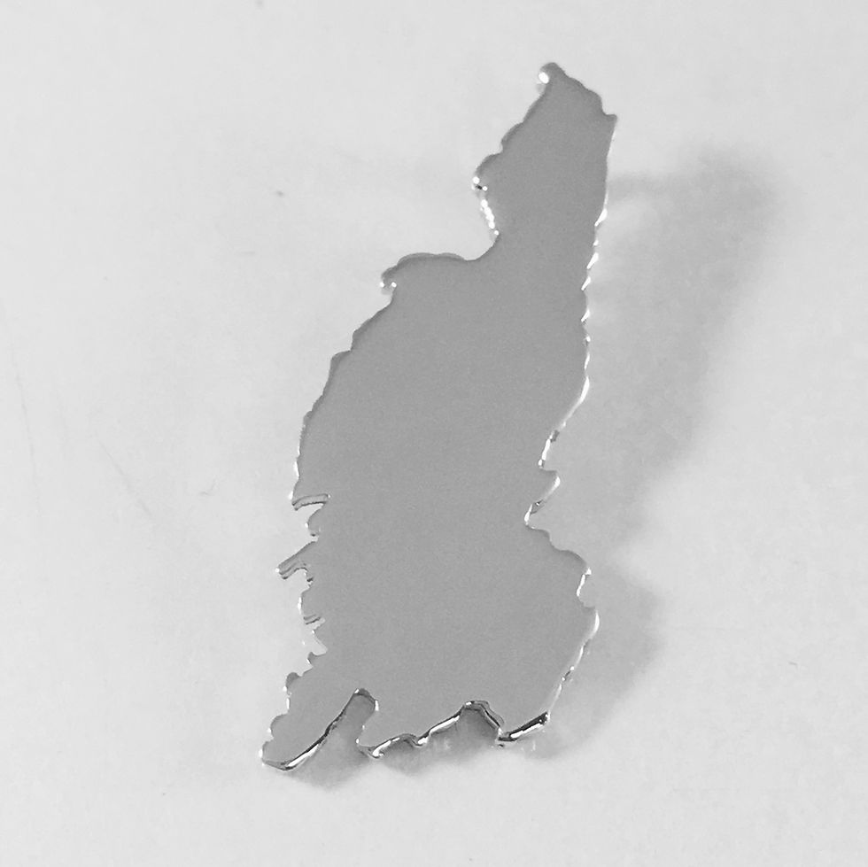 Thumbnail: Sterling Silver Scottish Island Pendants Colonsay 