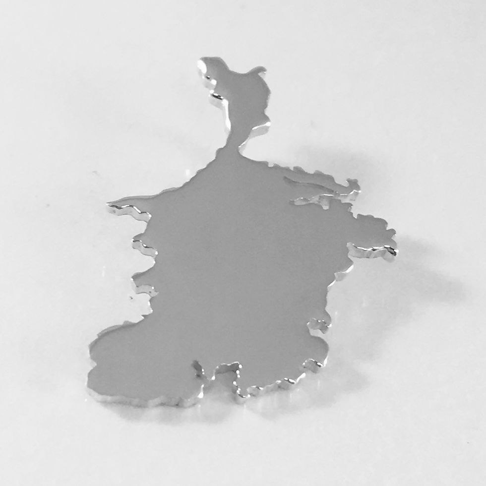 Thumbnail: Sterling Silver Scottish Island Pendants Barra