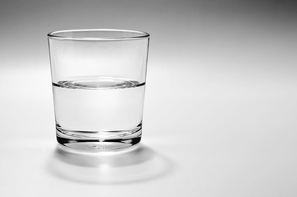 alkaline water glass
