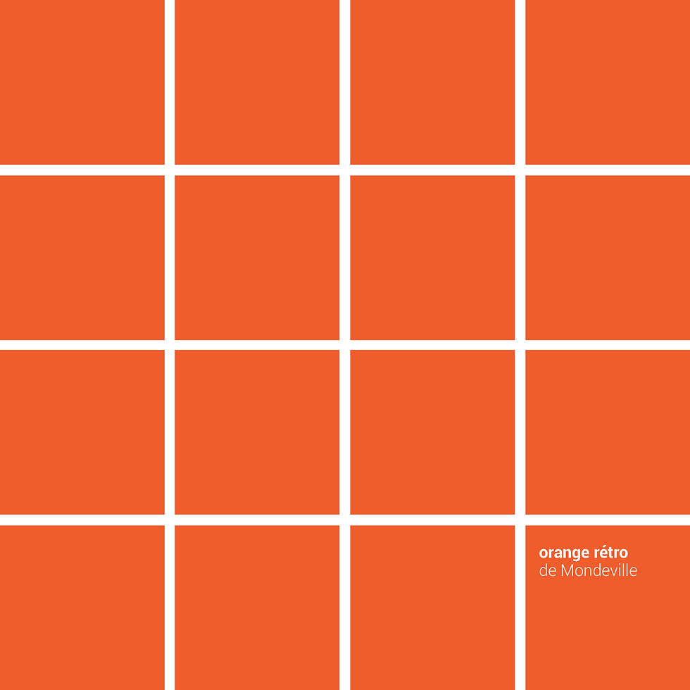 Miniature : Le cube 26 x 26 - orange  de Mondeville