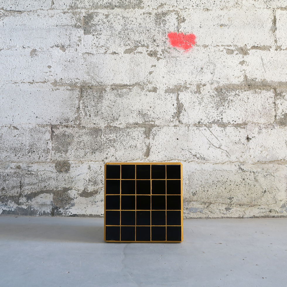 Miniature : Le cube bicolore 26 x 26 - blanc et noir de Sartilly