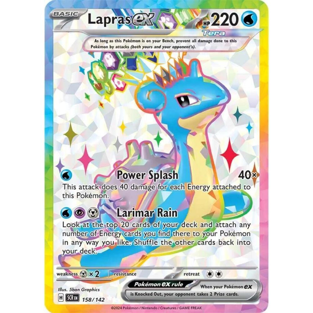 Lapras ex - 158/142 - SV07: Stellar Crown (SV07)