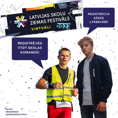 Sākās reģistrēšanās Latvijas skolu Ziemas festivālam 2022!