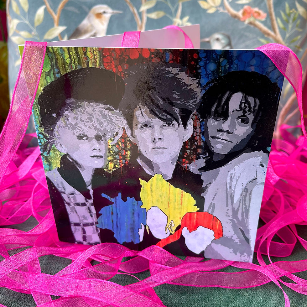 Thumbnail: Eighties Synthpop II Greetings Cards - Pack of 10
