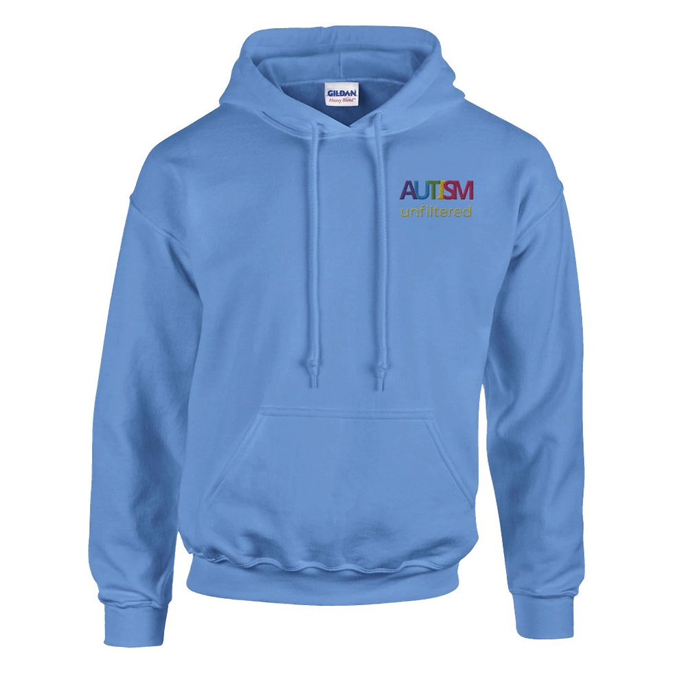 Thumbnail: Classic Unisex Pullover Hoodie - Autism Unfiltered Embroidery