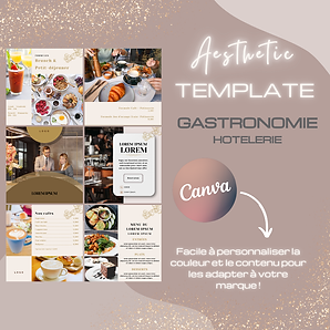 Template gastronomie