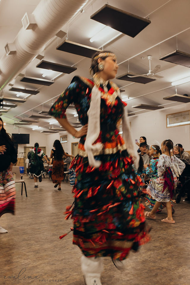 Jingle dress dancer, Brokenhead Ojibway nation, canada