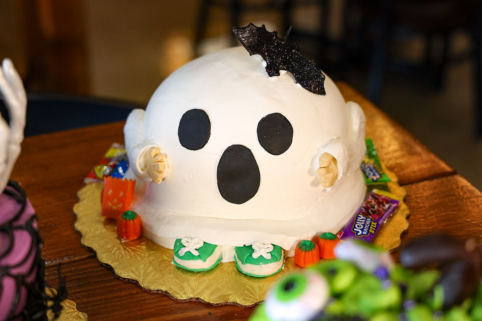 Ghost Piñata Cake