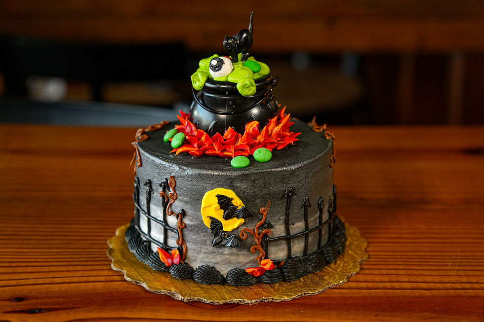 Cauldron Piñata Cake