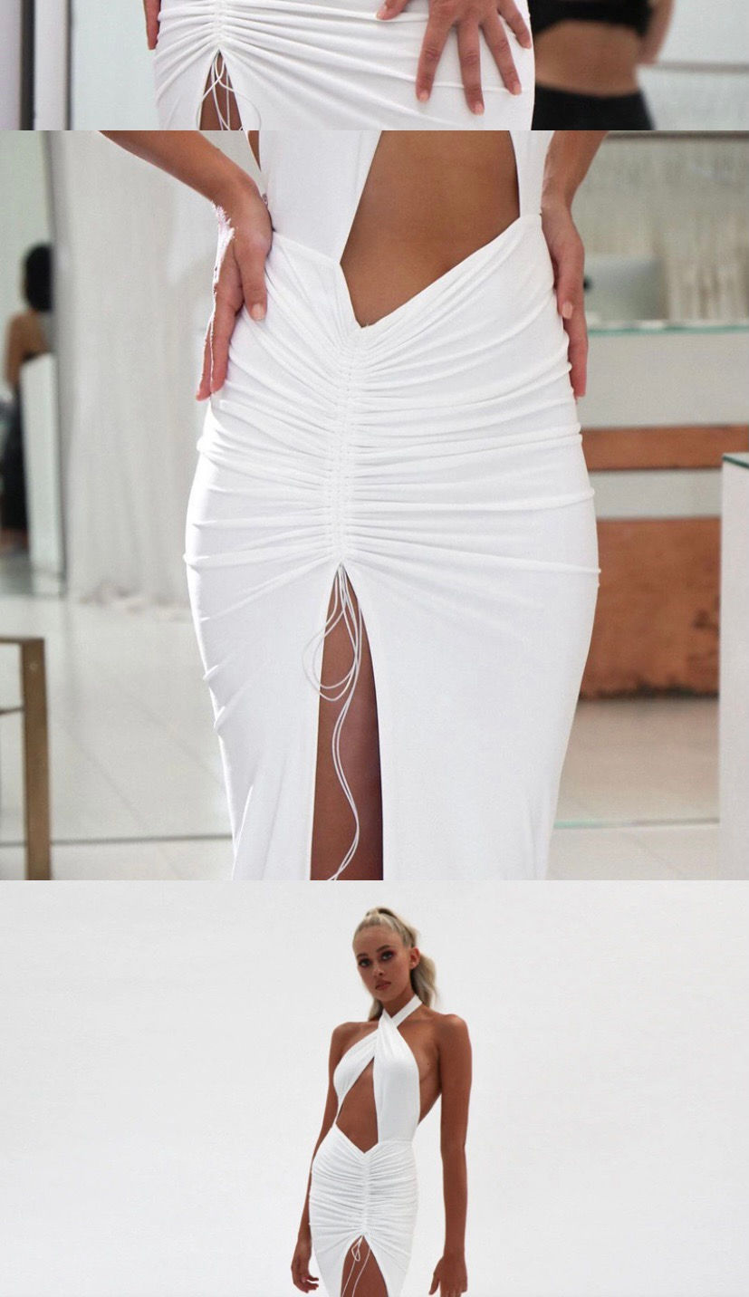 Thumbnail: Sexy solid color dress