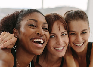 Friends Taking Selfie