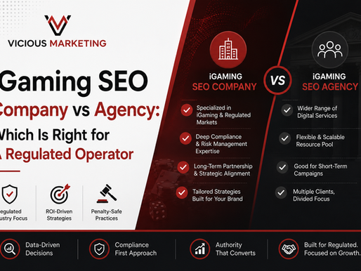 iGaming SEO Company vs Agency: Which Is Right for A Regulated Operator