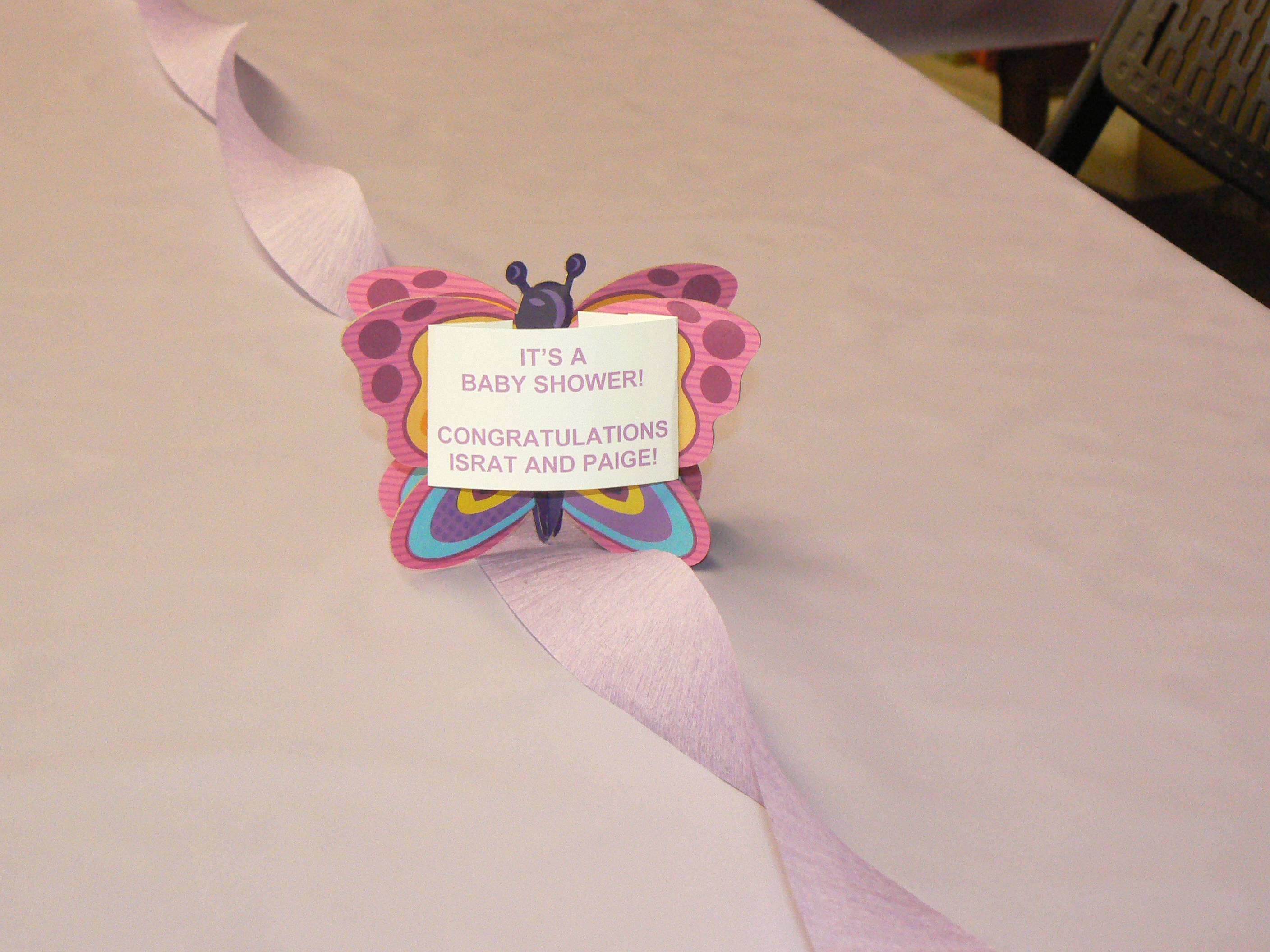 It's a baby shower!