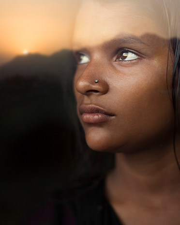 dziewczyna Gazing