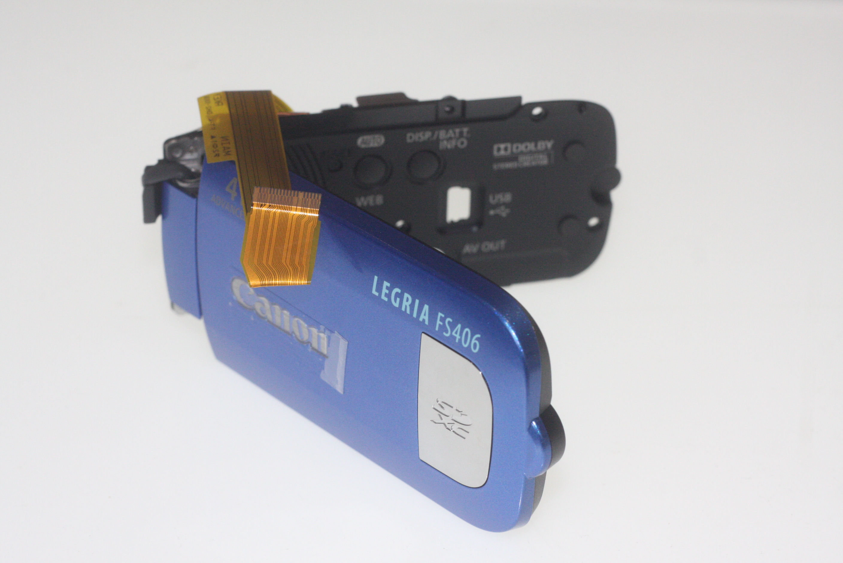 DG3-3682-200 RIGHT LCD UNIT BFOR CANON LEGRIA FS406 CAMCORDER BLUE