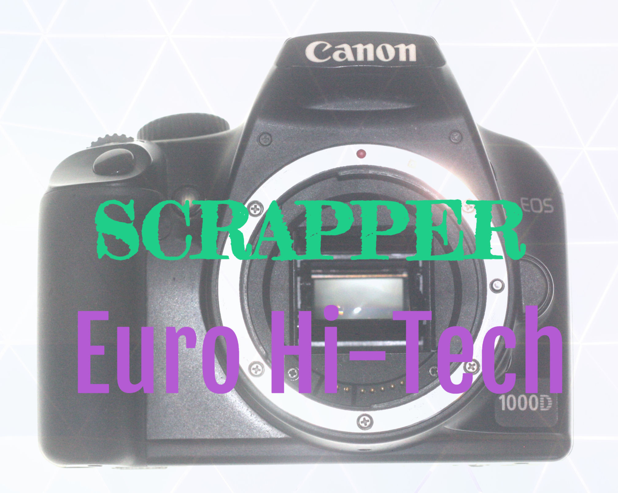 CANON EOS 1000D DSLR CAMERA SCRAP SPARES OR REPAIRS FUNGUS ON SENSOR FAULTY