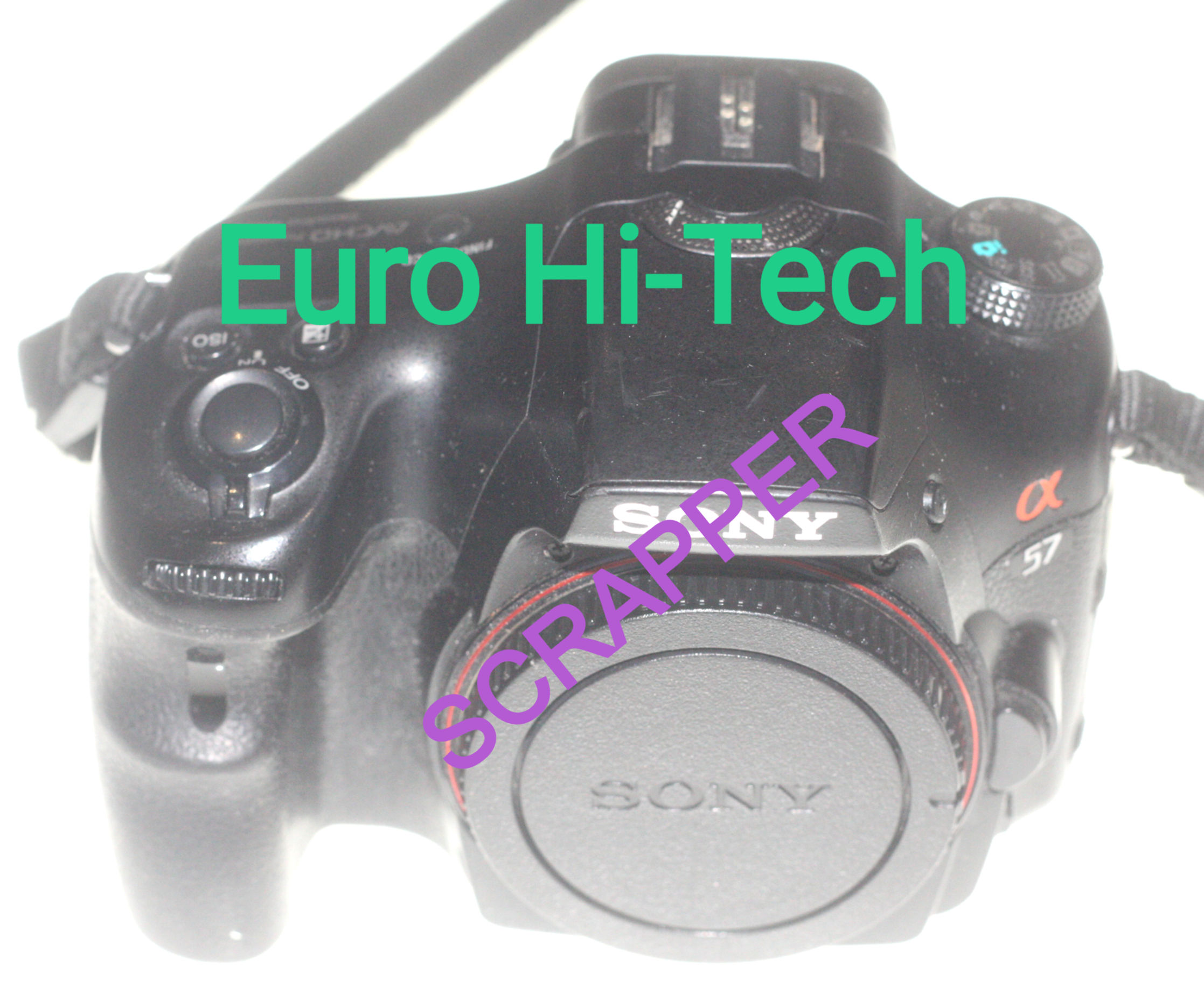 SOMNY DSLR SLT - A 57 DIGITAL CAMERA UNTESTED FAULTY SPARES OR REPAIRS