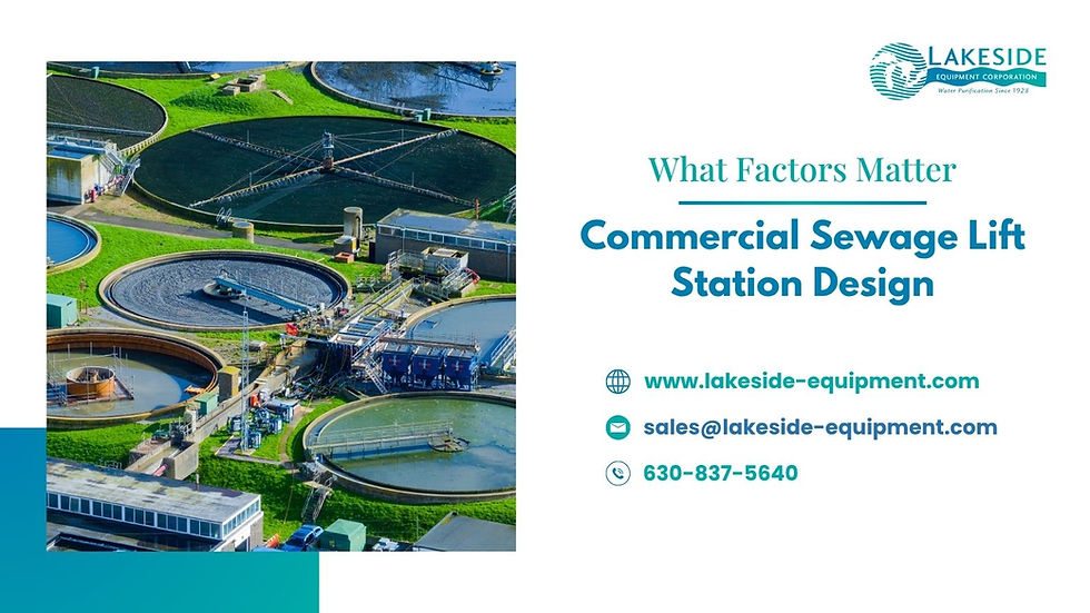 Commercial Sewage Lift Station Design