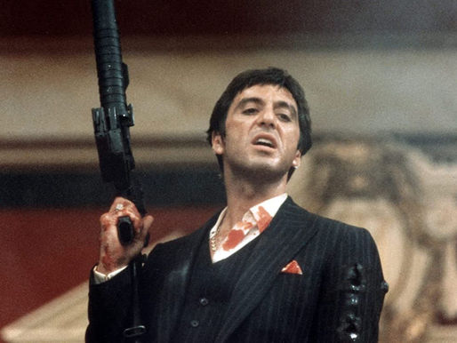 Al Pacino in una scena di Scarface
