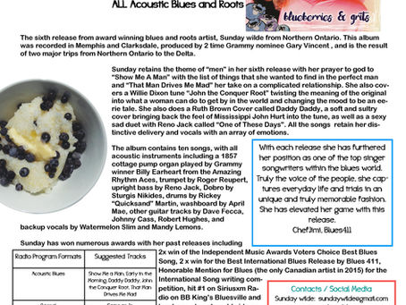 New Album Blueberries & Grits