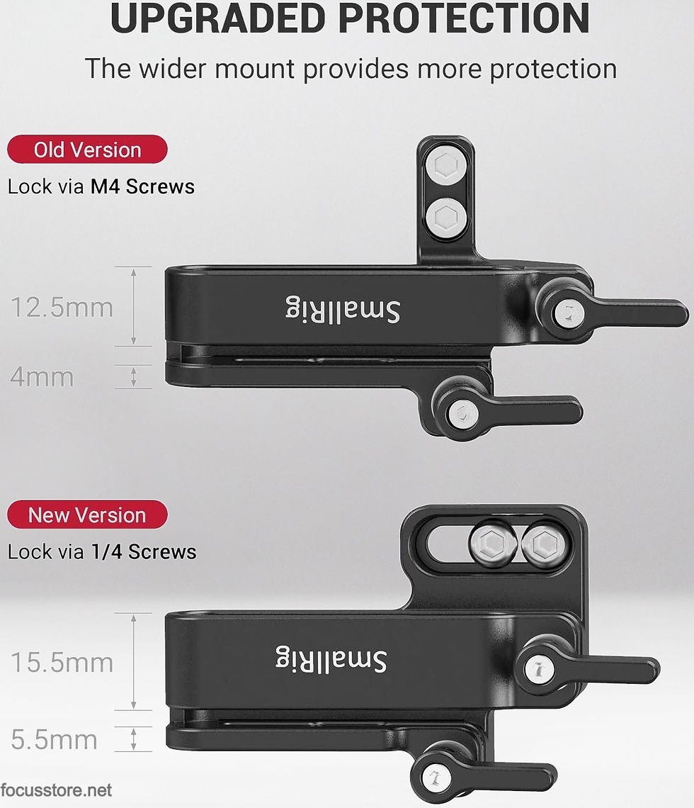 Miniatura: SMALLRIG - Soporte de montaje para SSD Samsung T5 con rosca de 1/4"