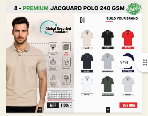 JACQUARD -POLO-240GSM