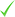 Green tick