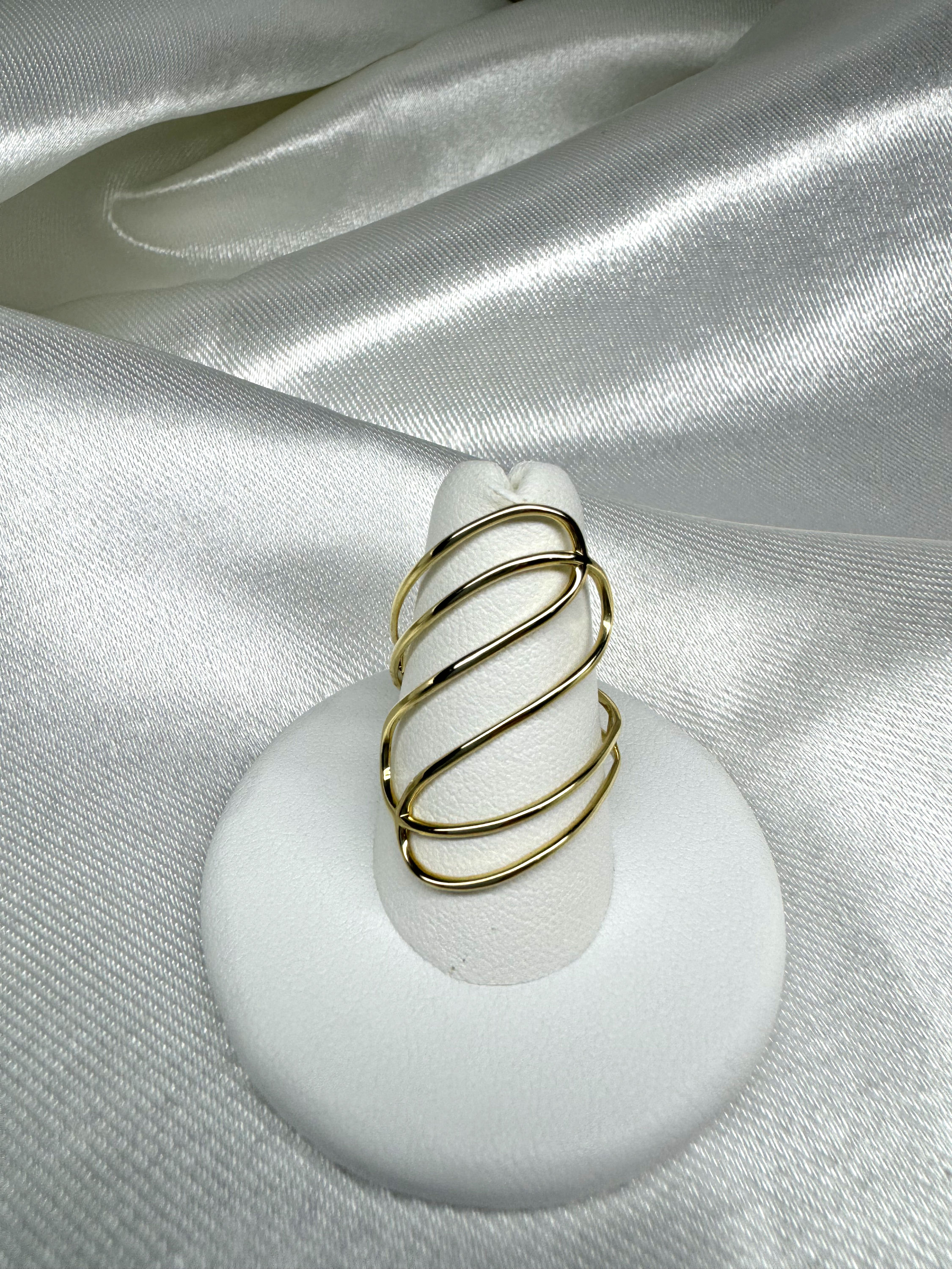 Gold Spiral Ring