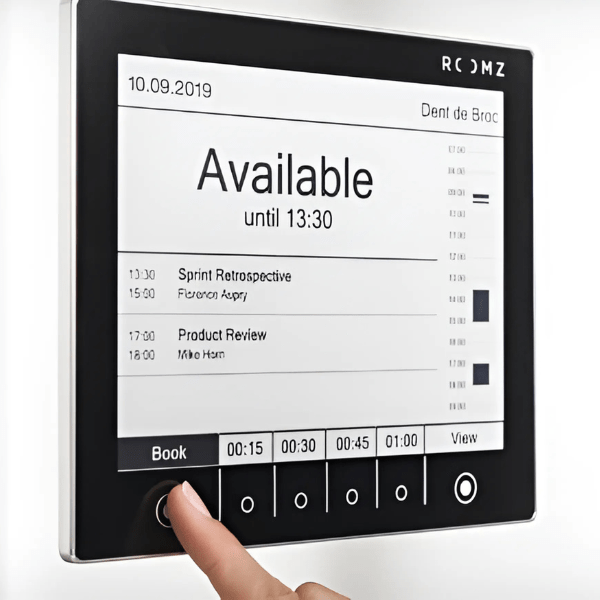Fonctionnement de la tablette de réservation