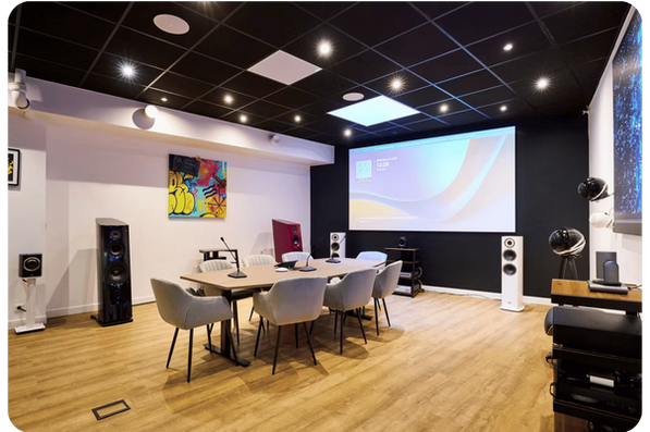 Notre showroom - Système de visioconférences et écrans interactifs