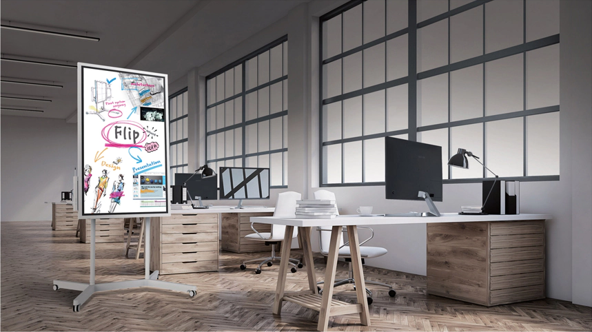 paperboard, tableau blanc interactif, samsung flip, écran interactif