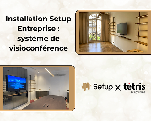 Installation d’un système de visioconférence par Setup Entreprise