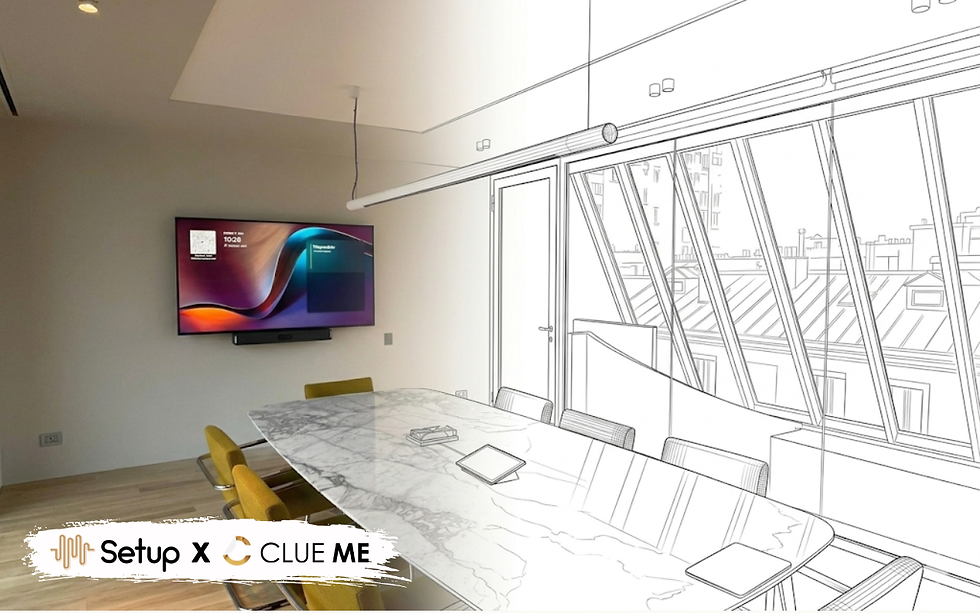 Salle de réunion équipée et aménagée du croquis à l'installation