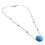 Miniatura: Blue Kyanite Healing Crystal Necklace with Blue Kyanite Pendant handmade by Soul Sisters Designs