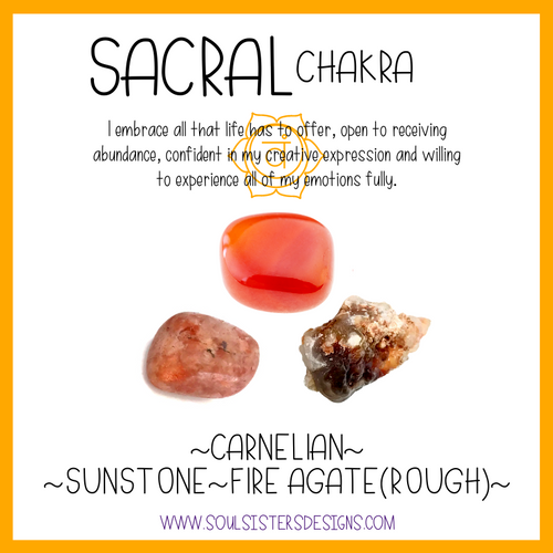 Sacral Chakra Healing Crystal Intention 