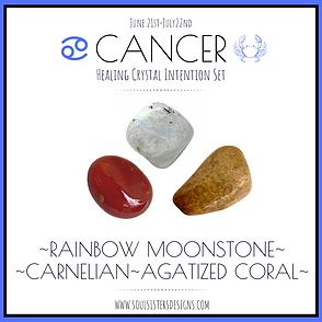 Cancer Healing Crystal Intention Set